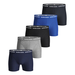 Solid Sammy Boxer Shorts 5 Pack Men