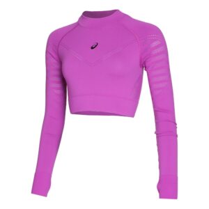 Seamless Crop Top Long Sleeve Women